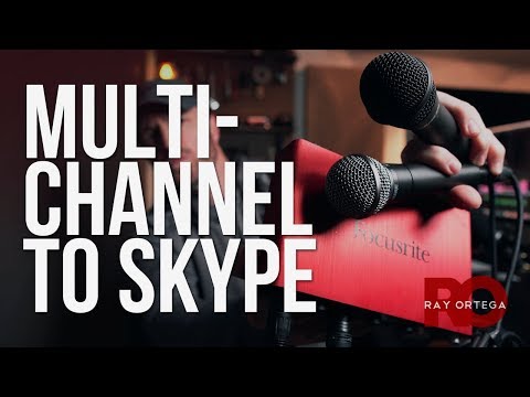 Solved! Using A Multichannel Audio Interface with Skype