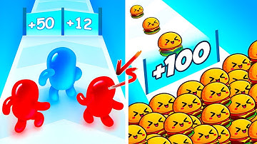 Join Blob Clash 3D VS Food Run - All Levels Max Update Walkthrough Mobile NEW Gameplay RS7V
