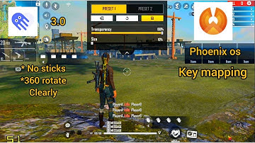 Free 🔥 Fire | phoenix os best key mapping ⚙️ + sensitivity | HUD