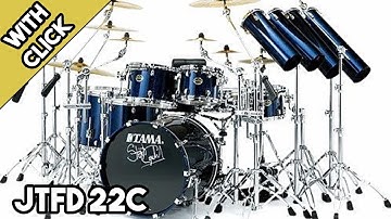 Funk 109 bpm | Drumless Backing Track For Drummers with Click | #BTFD 22C