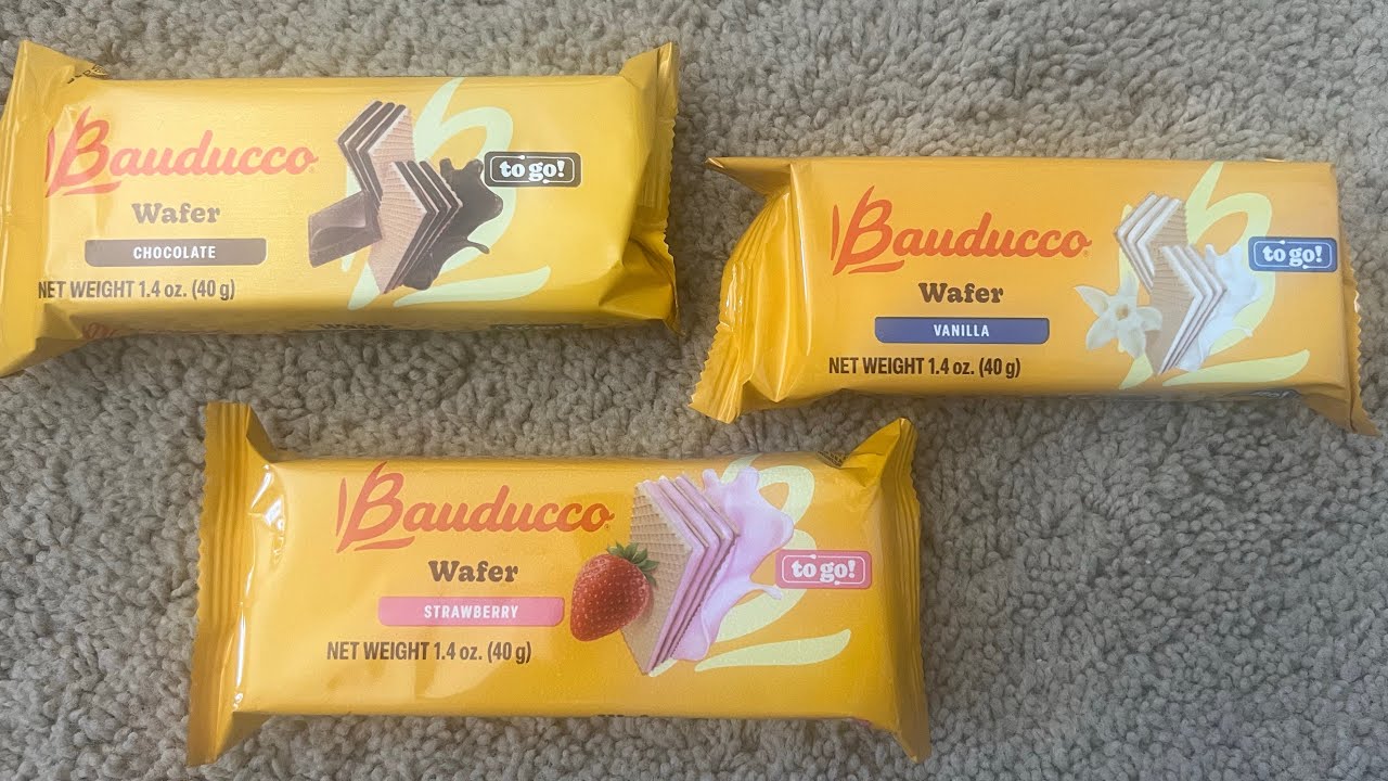 Bauducco Chocolate, Vanilla, and Strawberry wafers review 