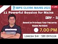 Day - 3 IBPS Clerk Mains | Quant Revision - Lokesh Sir | APTI ACADEMY | PYQs based Questions