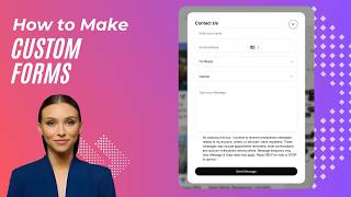 HOW TO CREATE A CUSTOM CONTACT FORM
