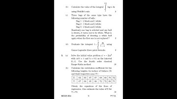 MCSE - 4  December 2021 Question Paper