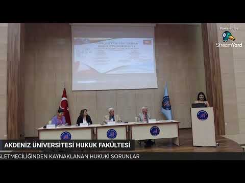 CUMHURİYETİN 100. YILINDA HUKUK ETKİNLİKLERİ-11 (1. Oturum)