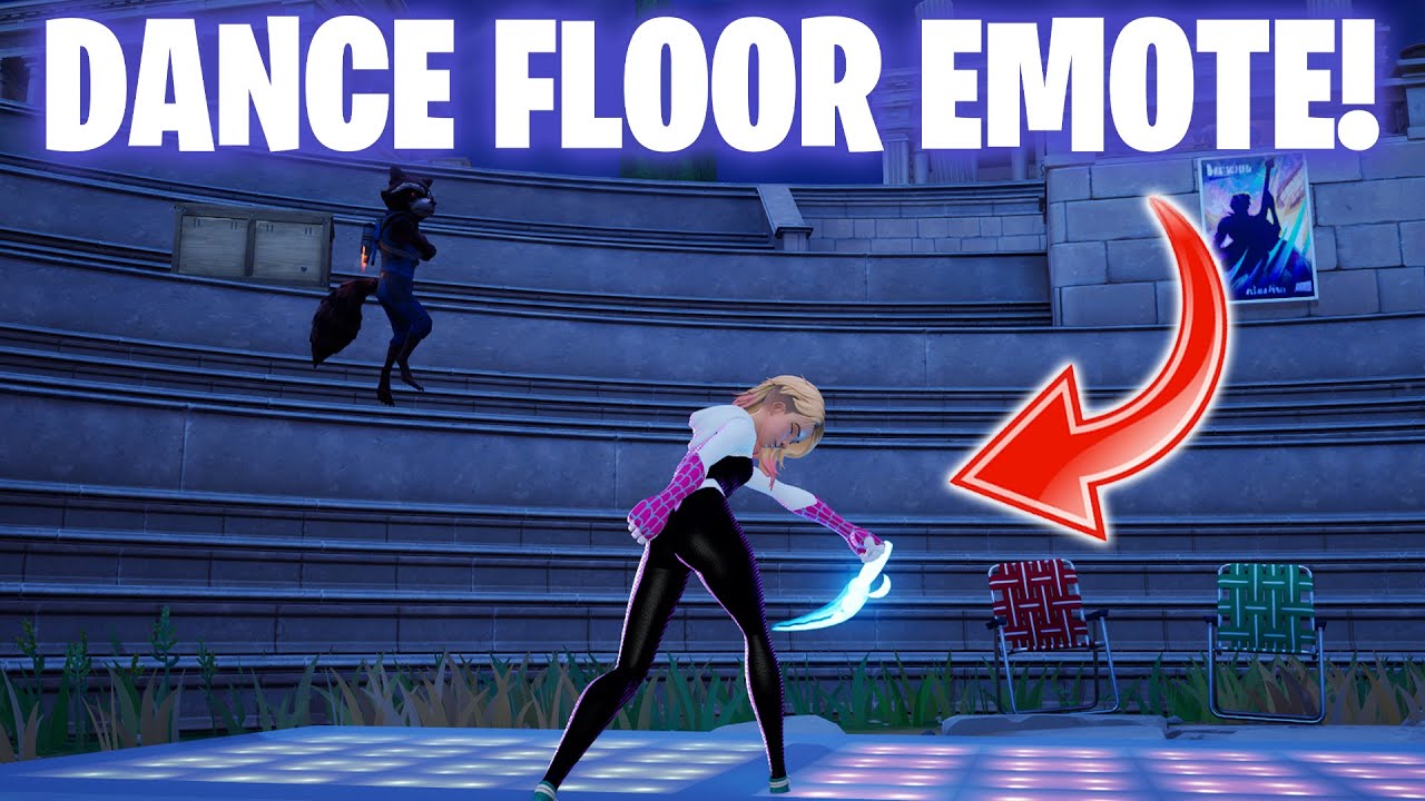 How to EASILY Emote on a Dance Floor Fortnite Chapter 5 YouTube