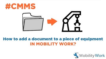 How to add a document to a piece of equipment in my CMMS software?