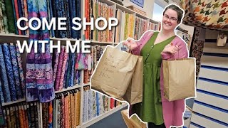 QUILT SHOP TOUR | Fabric Shopping and Haul | The Bramble Patch