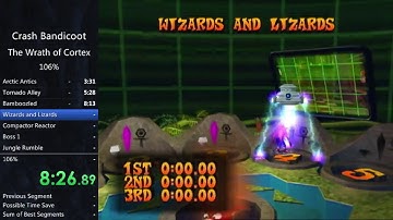 Crash Bandicoot - The Wrath of Cortex - 106% - 3:44:34 RTA