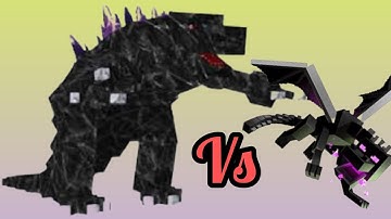 Mobzilla(Ore Spawn Mod) Vs Ender Dragon #minecraft