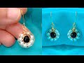 How To Make Beautiful Pearl Earrings/wire wrapped pearl earrings/diy earrings