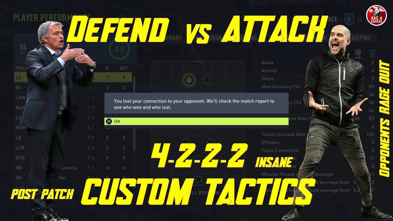 POST PATCH META 4222 CUSTOM TACTICS ⭐️🔥FIFA 22 Ultimate Team  