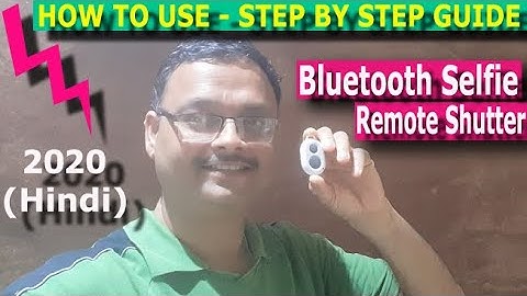 Bluetooth Selfie Remote Control with Camera Shutter Button for Iphone and Android BY SANDEEP DHADWAL