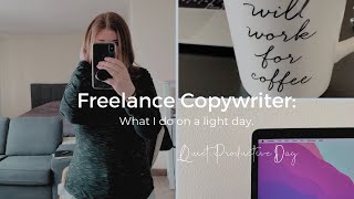 FREELANCE COPYWRITER VLOG: A Quiet, Productive Day | online learning, meetings, and chats