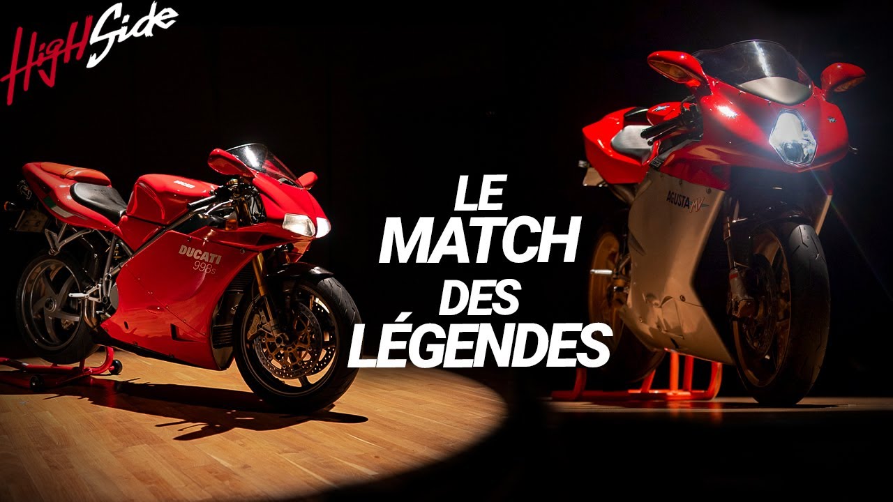Le match des lgendes   Ducati 998S vs MV Agusta F4 750