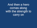 Mariah Carey Hero Lyrics