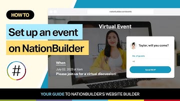 How to set up an event on NationBuilder