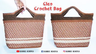 Crochet || Tutorial Crochet Bag 'Cleo' - Tas Rajut Si Bintik Cantik [Subtitles Available]