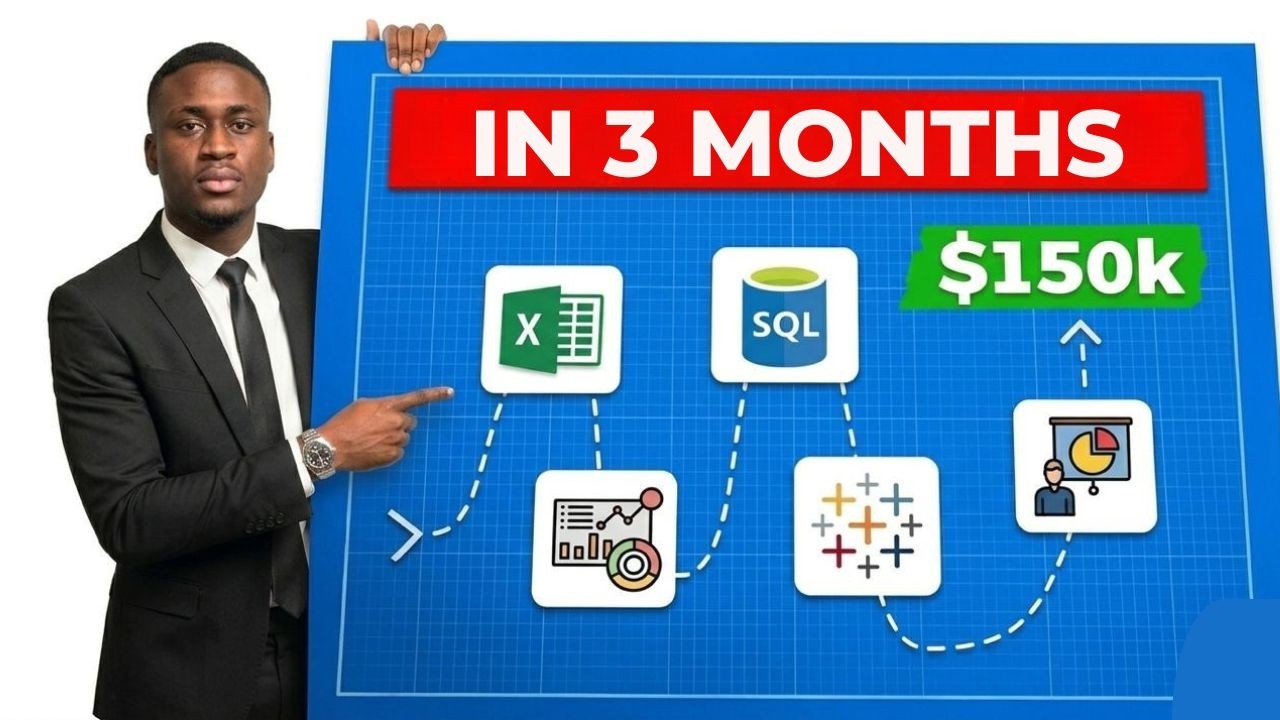 How to Become a Data Analyst in 3 Months (2026 Roadmap) - YouTube