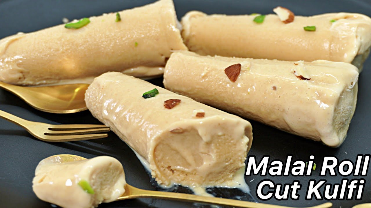 Why You Should Not Eat Roll Cut Kulfi Outside? - Homemade Malai Roll Cut Kulfi | Kanak