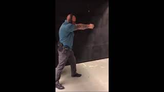 Cop shoots modified pistol