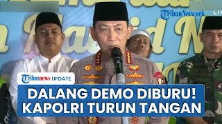 Kapolri Turun Tangan, Dibantu Pasukan TNI & BIN Selidiki hingga Buru Dalang Kerusuhan Demo
