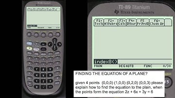 Equation of a Plane Using 3 Points  | Every Step Calculus