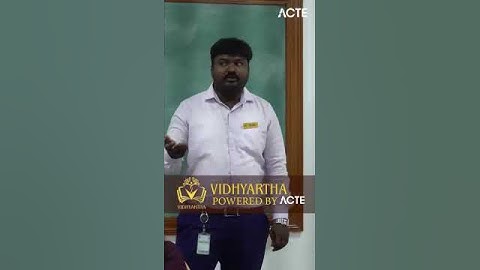 ACTE  Technologies | Job Oriented Training With Placements in Bangalore