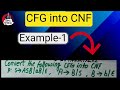 Convert CFG to Chomsky Normal Form (CNF) 📚