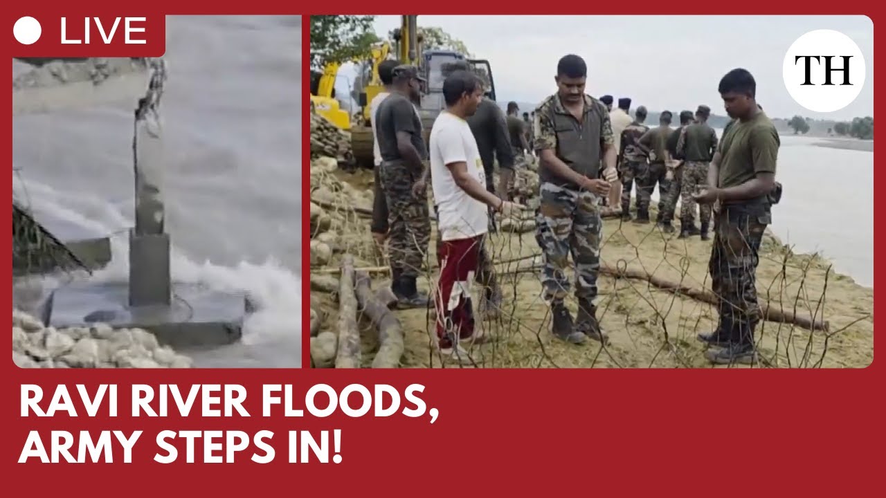 Indian Army steps in as Ravi river floods threaten highway and infrastructure
