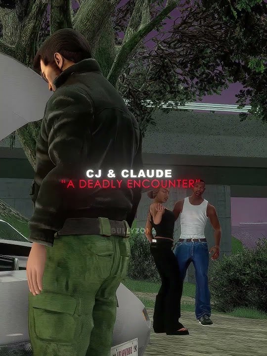 CJ Meets Claude 🔥 | #gta #shorts