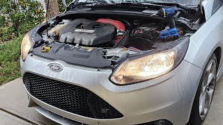 How to adjust headlight beam angle 2013 Ford Focus ST RS and other models