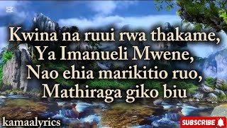 Kwi na rui rwa thakame lyrics.  There is a fountain filled with blood