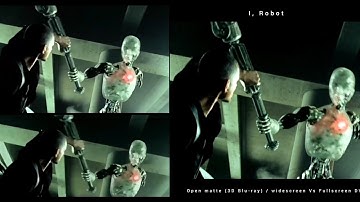 I, Robot 2004 - Widescreen Vs Fullscreen DVD Aspect Ratio comparison - 7