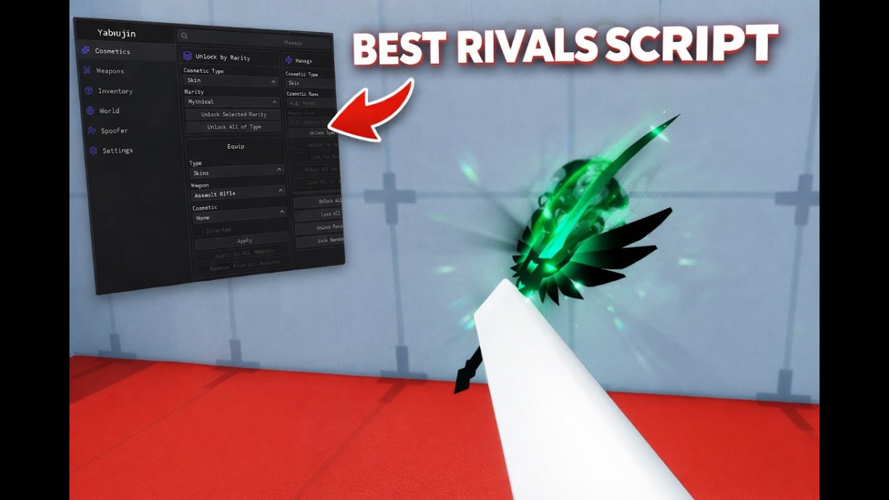 Yabujin Script Rivals Best New Rivals Script | Yabujin | New Skin Changer & More - YouTube