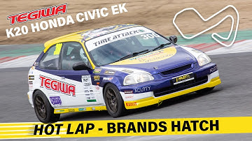 Mikey Birch K20 Honda Civic EK Hot Lap! - Brands Hatch (Time Attack) - 0:54.971