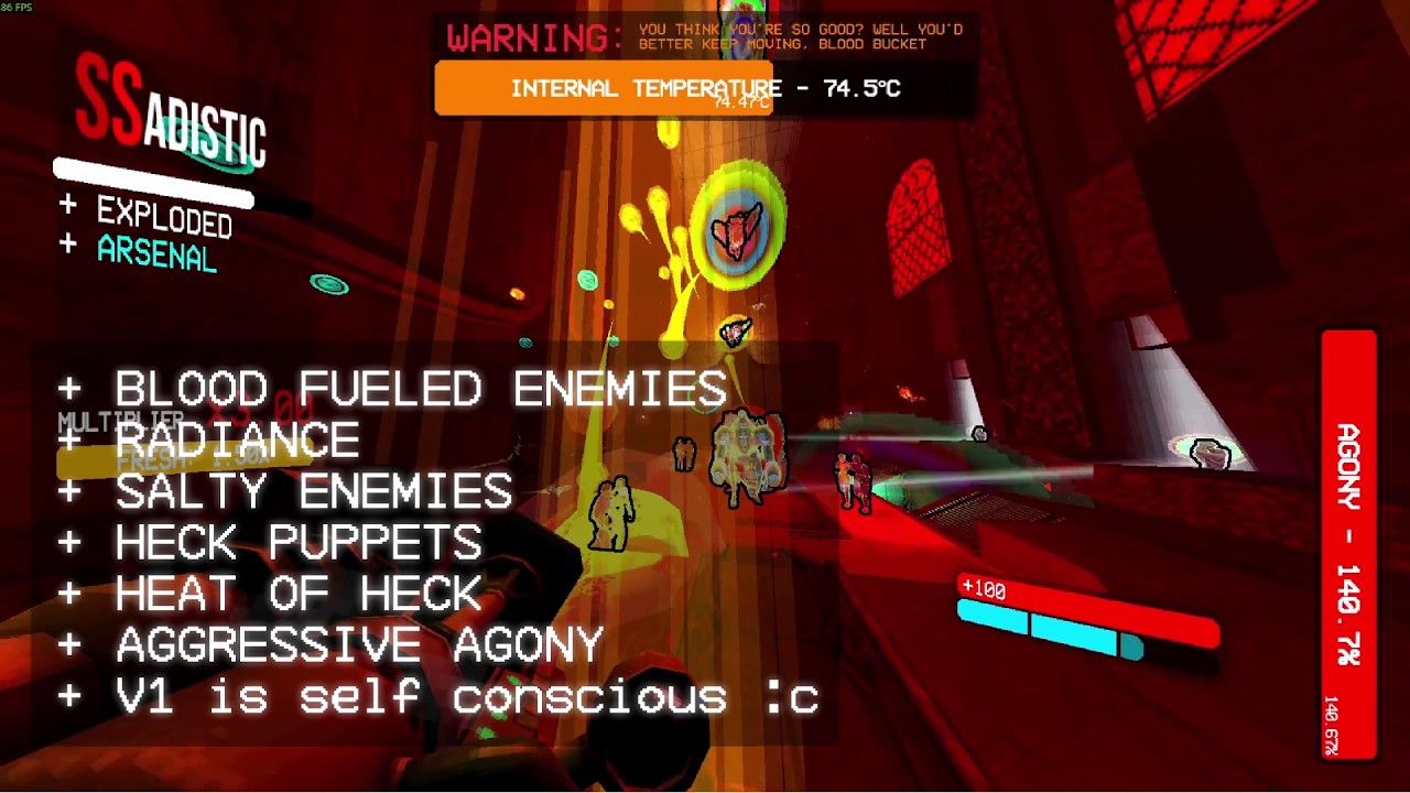 ULTRAKILL P-2 but I ruined it with 7 challenges