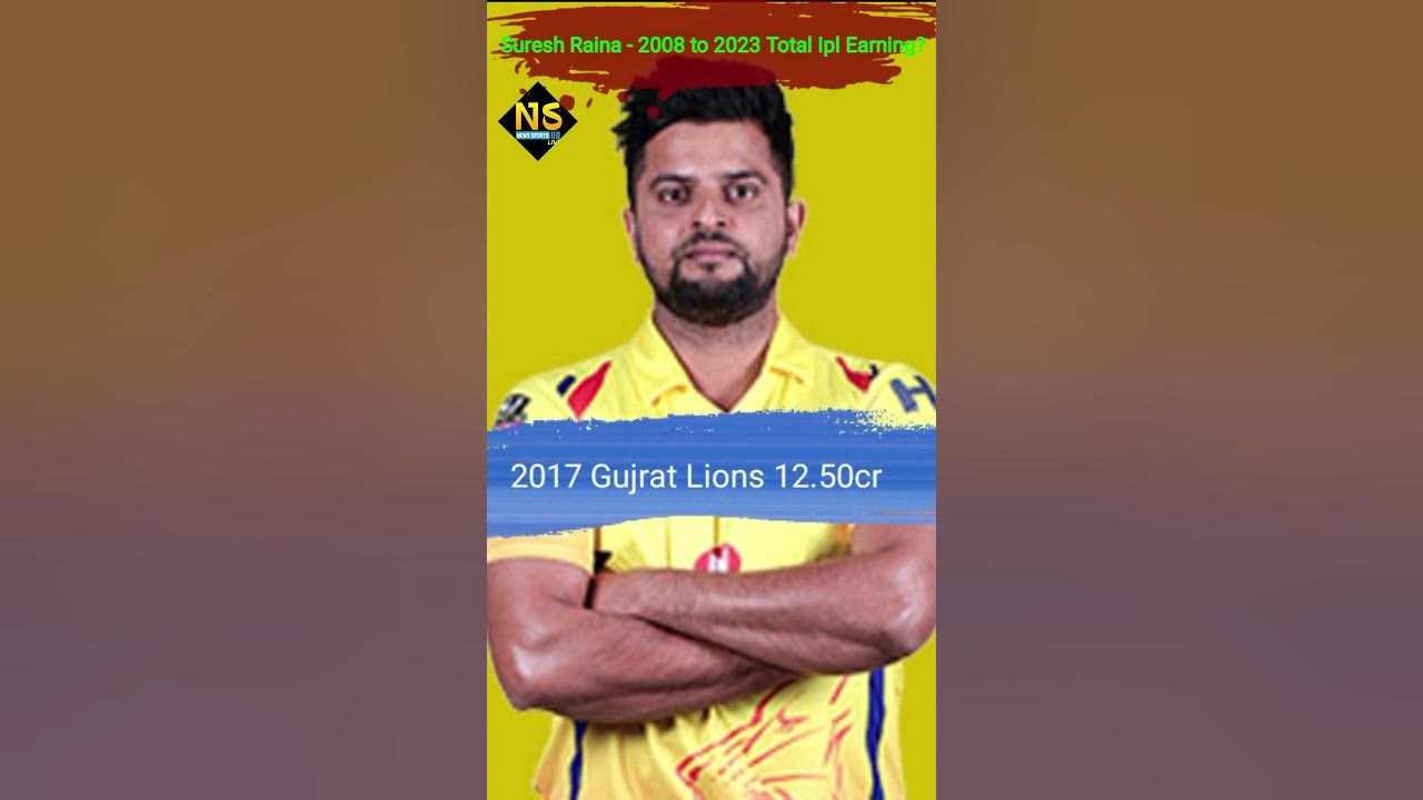 Suresh raina total ipl salery 2008 to 2023 suresh raina total ipl