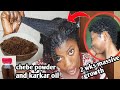 Chebe Powder and Karkar oil For massive hair growth / I'm shocked 😱