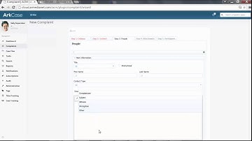 ArkCase   Creating a Complaint