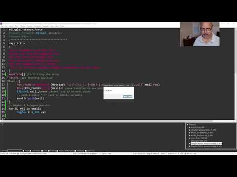 Pushing email address