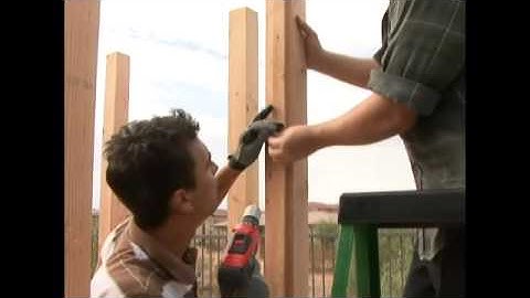 How to Build a Gazebo - 12.Installing Gazebo Firing Strip 2