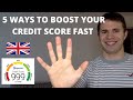 5 Ways to BOOST your UK Credit Score FAST! - YouTube