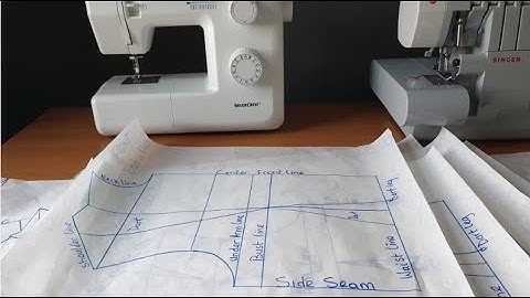 Pattern Drafting Basics for Beginners: Basic Block pattern, working pattern and Final pattern