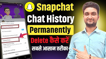 Snapchat Par Chat History Kaise Delete Karein 2025 ? How To Delete Snapchat Chat From Both Sides