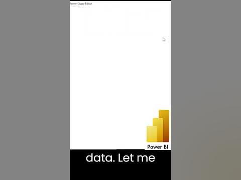 Transpose Row to Column in Power BI - YouTube