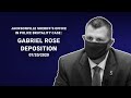 Depositions of Jacksonville Sheriff's Office  JSO Academy Trainer Gabriel Rose