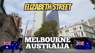 Exploring Melbourne Australia: A City Walking Tour of Elizabeth Street April 2024