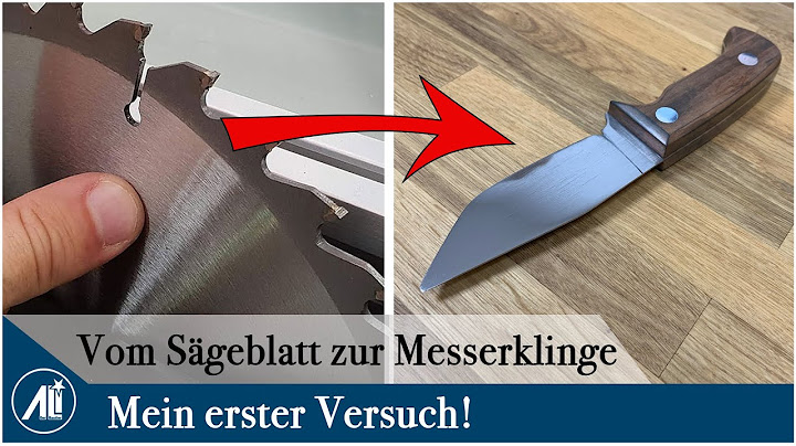 Kinderleicht! Messer selber bauen aus altem Sägeblatt.