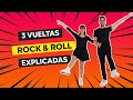 3 Vueltas de ROCK AND ROLL (EXPLICADAS) 🕺💃✅
